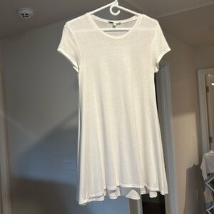 Express white T-shirt dress